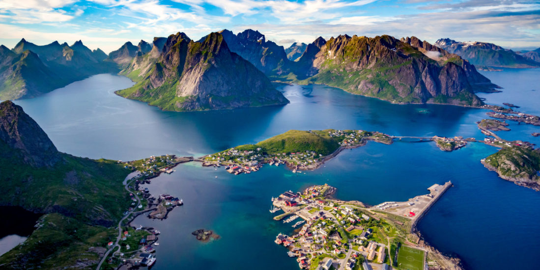 Lofoten archipelago islands